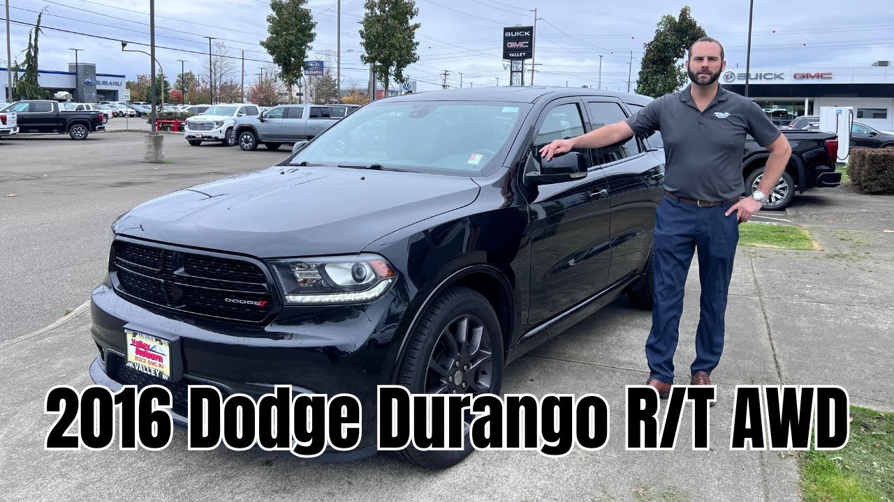 2016 Dodge Durango R/T AWD walkaround video at Valley Buick GMC