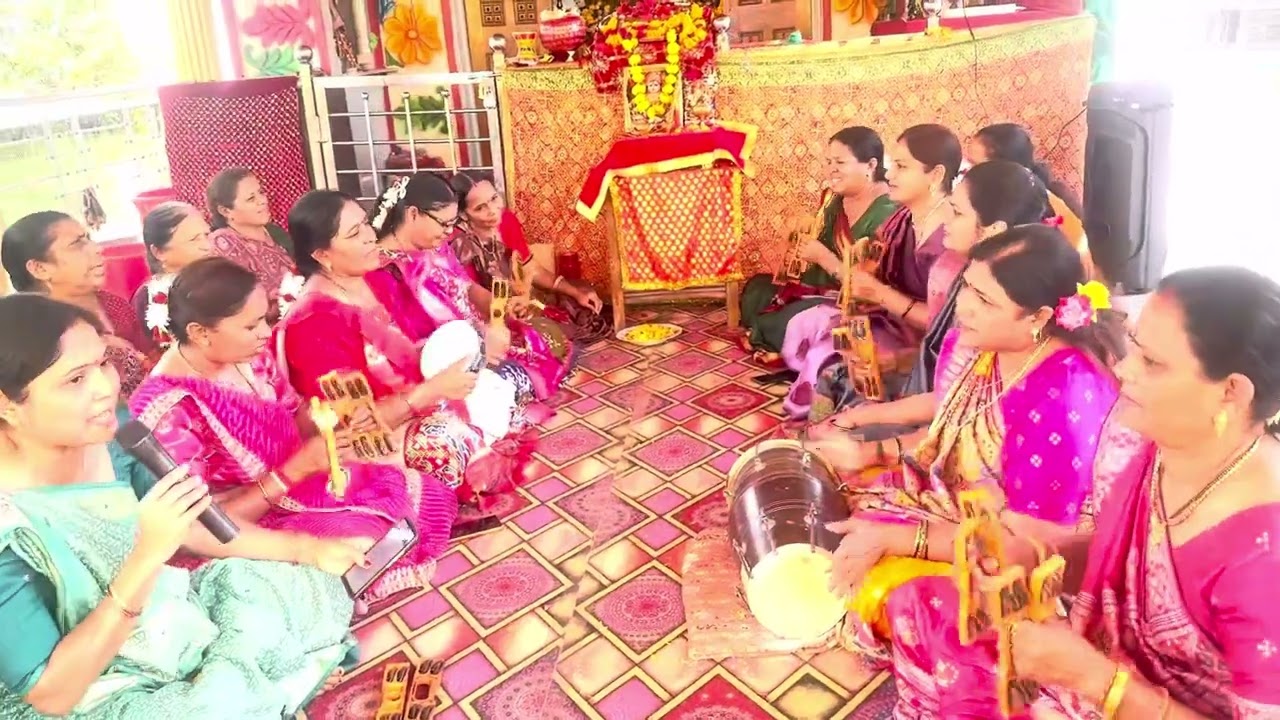 🌷ભજન લખેલું છે 🌷કાનુડા ને તાલી દેવા ગઇ(ધરતી ભજન મંડળ) વડોદરા