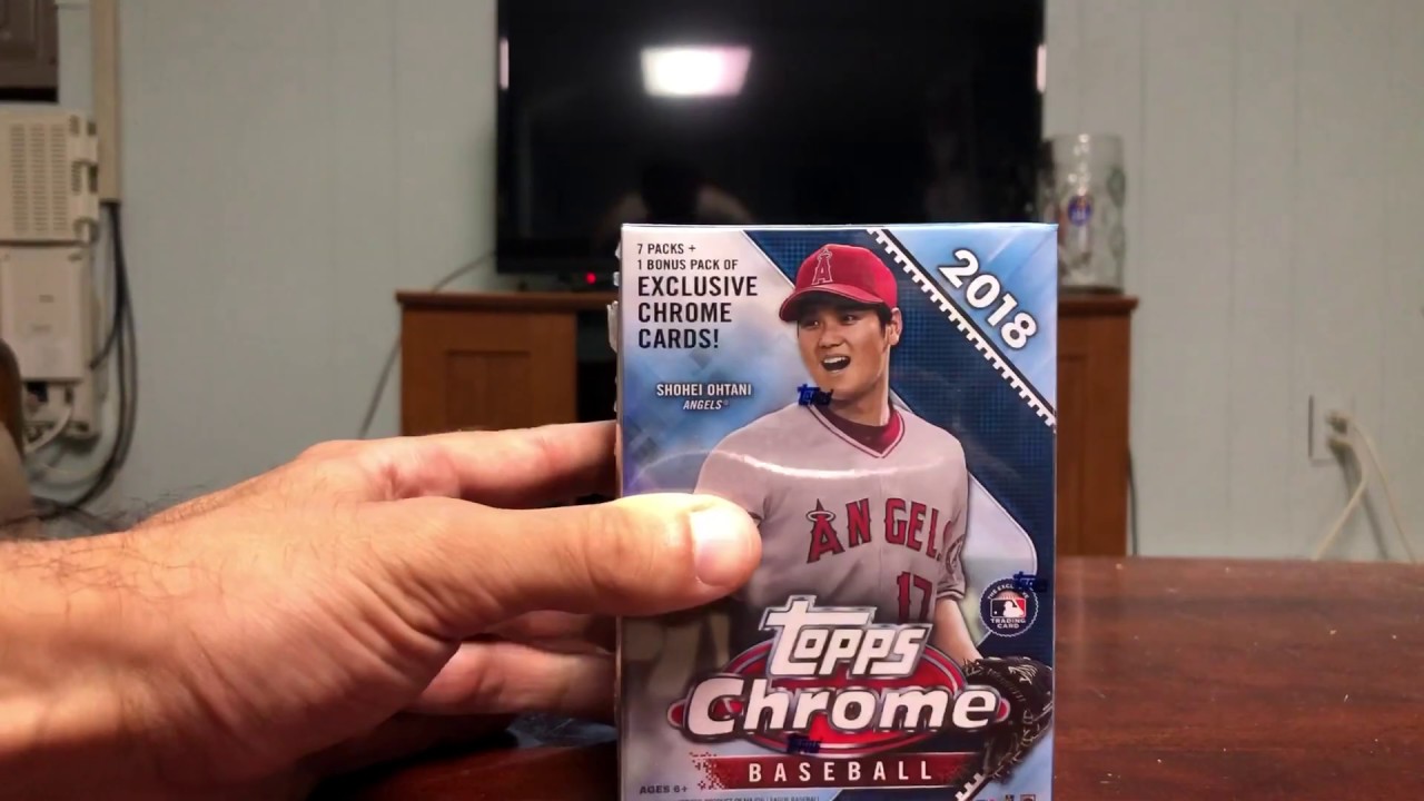2018 Topps Chrome Blaster Box