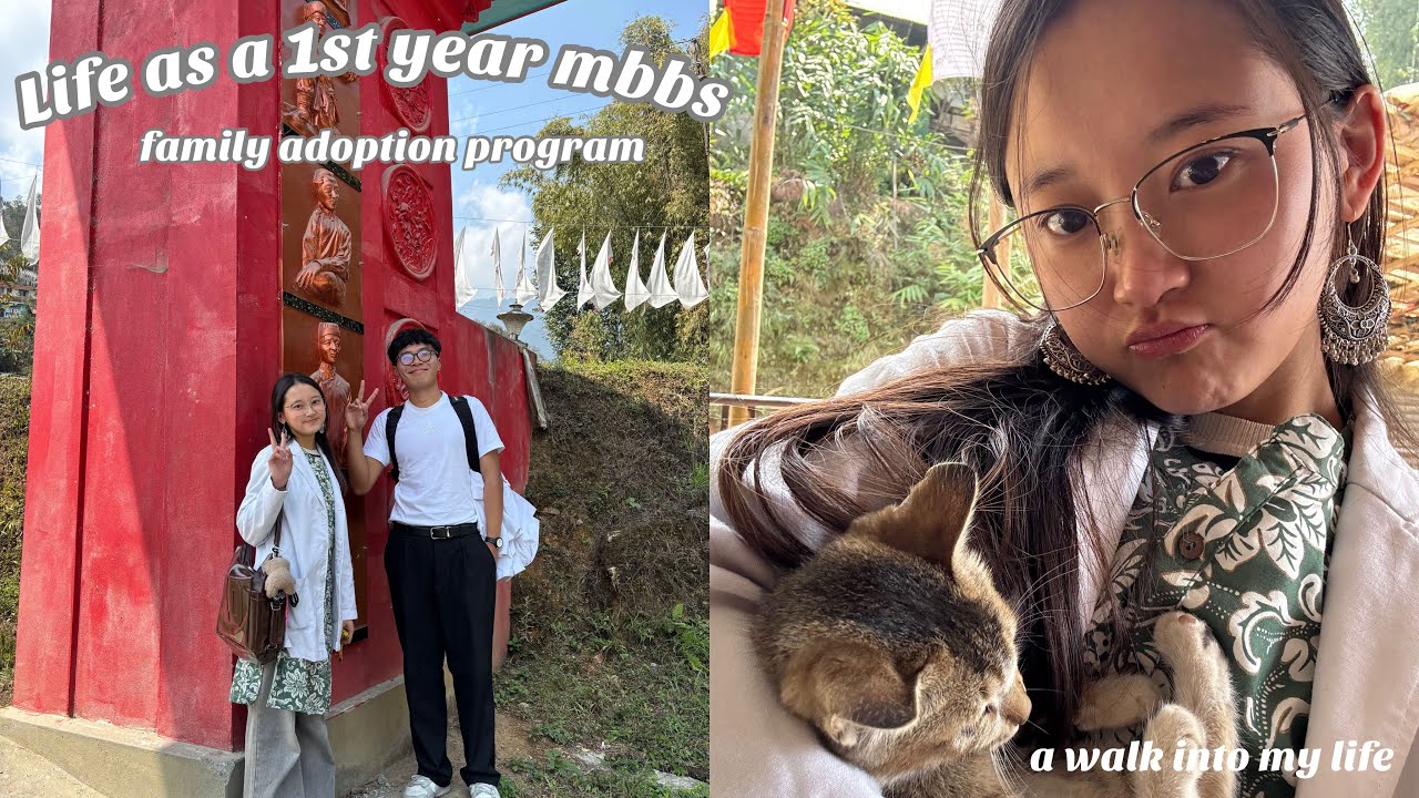 life as a 1st year mbbs : family adoption program/ community medicine