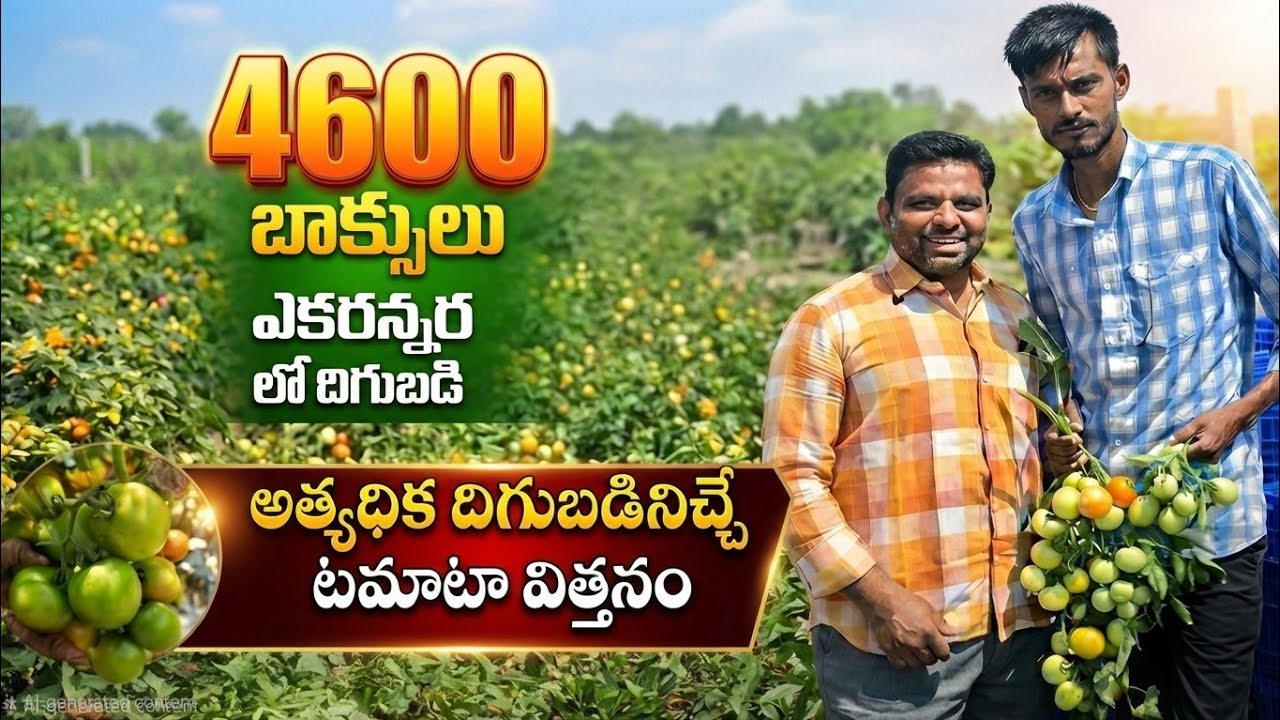 అధిక దిగుబడి నిచ్చే టమాటా విత్తనం |సరికొత్త టెక్నాలజీ విత్తనం | best tomato seed