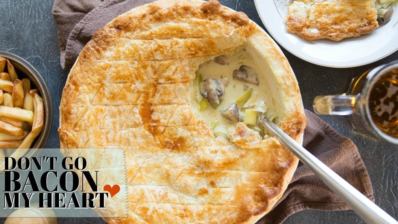 Chicken, Leek and Mushroom Pie