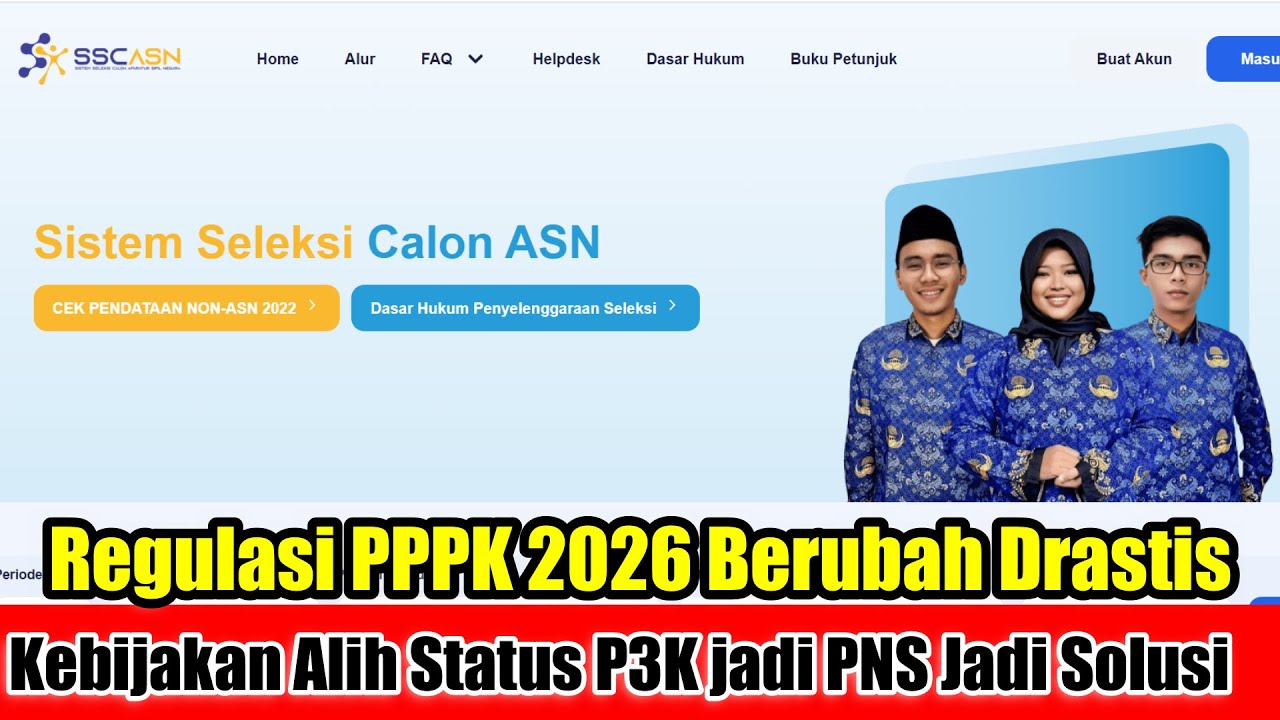 Update P3K jadi PNS dan Skema PPPK 2026 Berubah Drastis