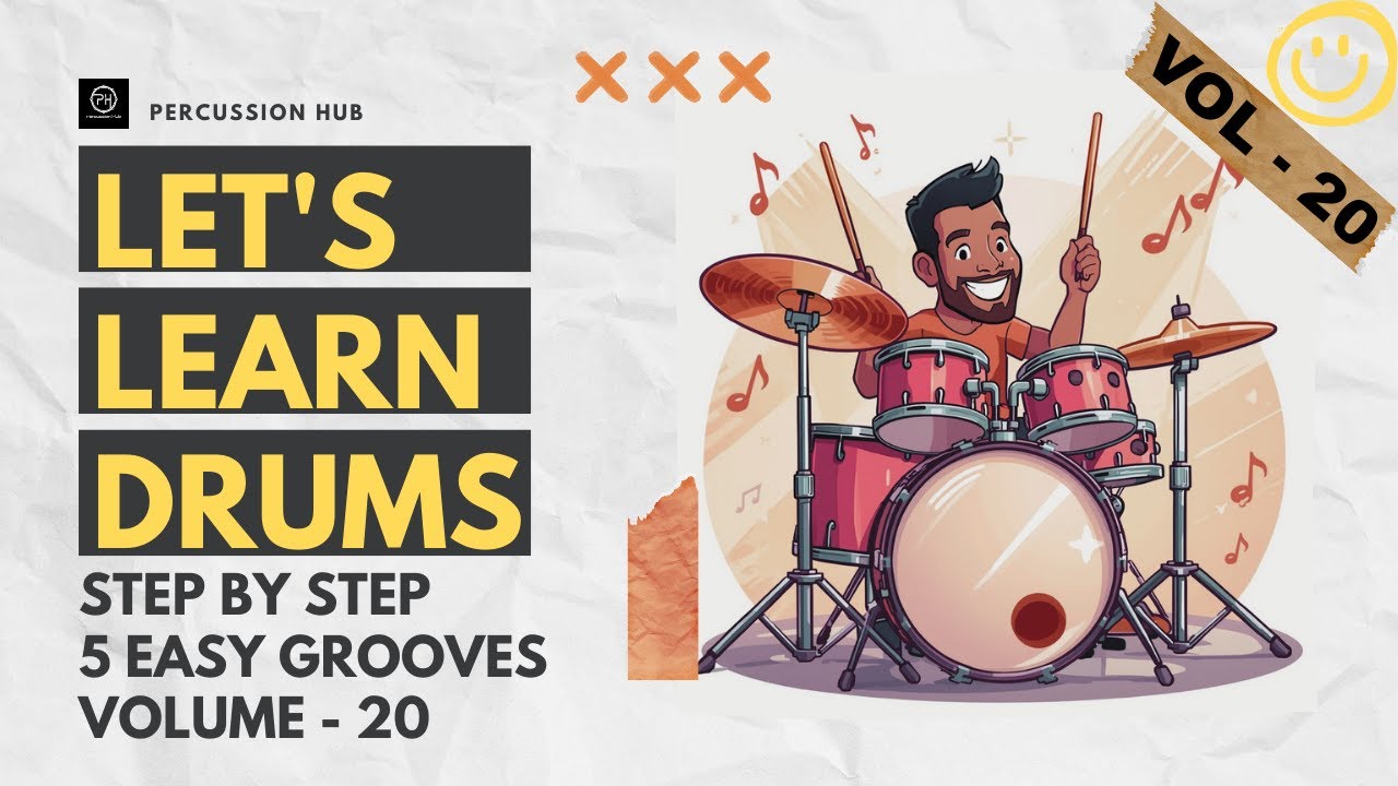 5 Easy Drum Beats for Beginners | Learn with Notation | Vol. 20