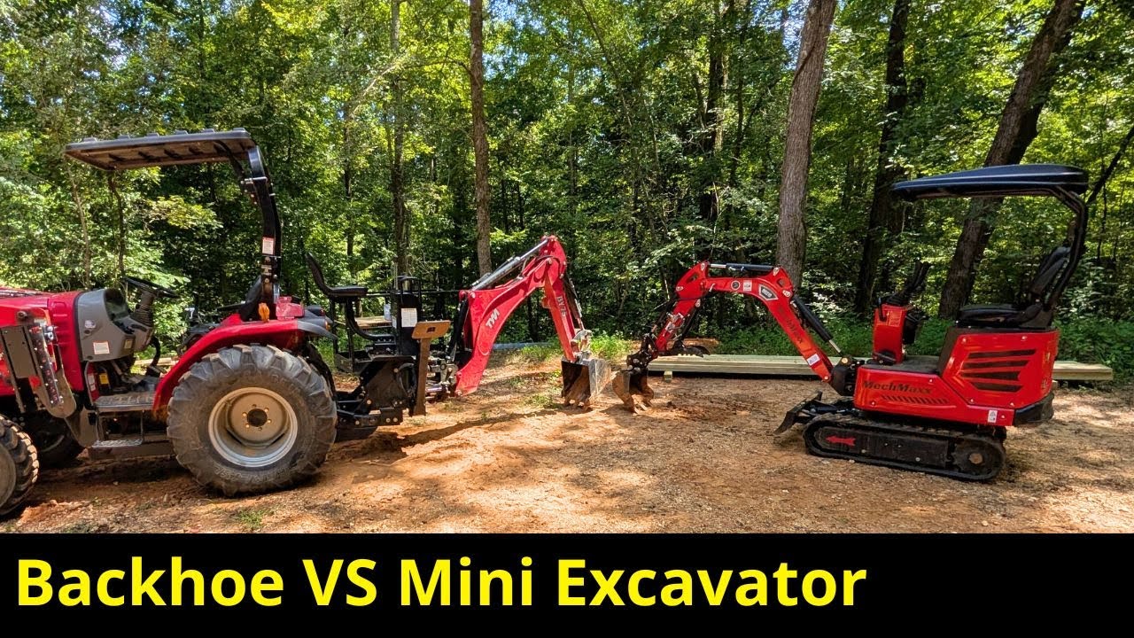 Tractor Backhoe vs Chinese Mini Excavator - Head to Head