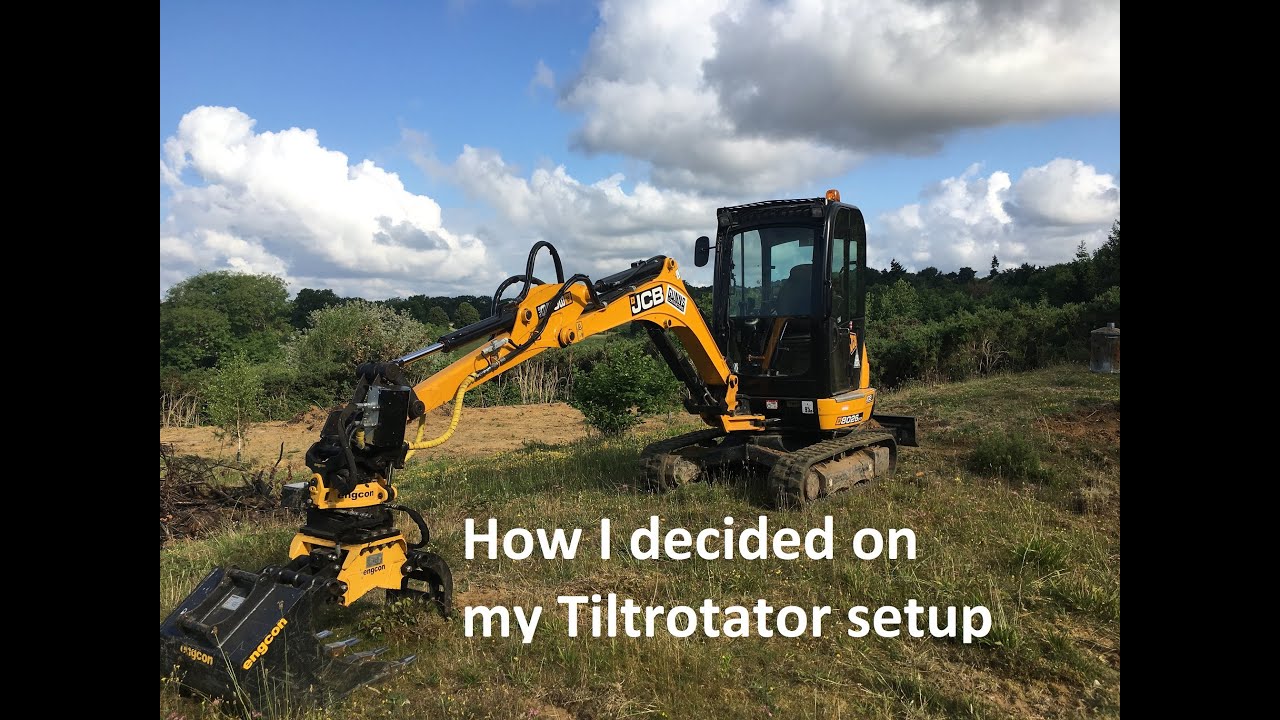Deciding on a tiltrotator setup for my JCB 8026 mini digger