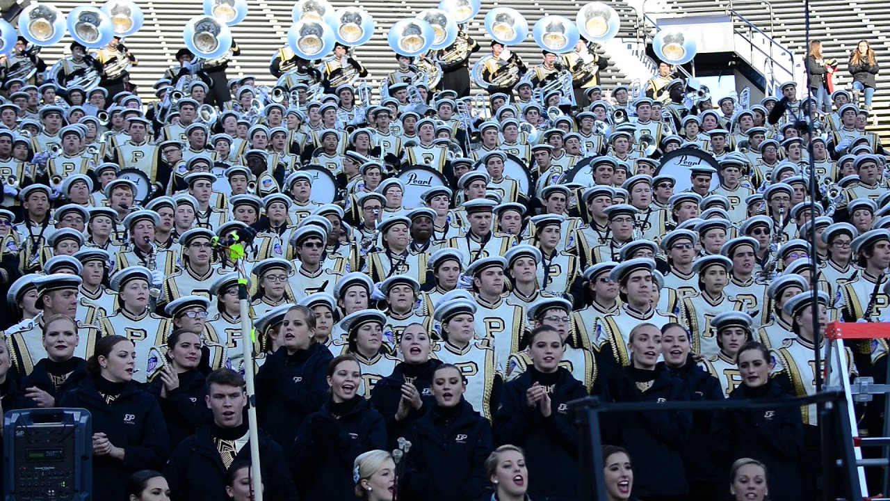 Purdue All-American Marching Band 2017 Postgame Hail Purdue