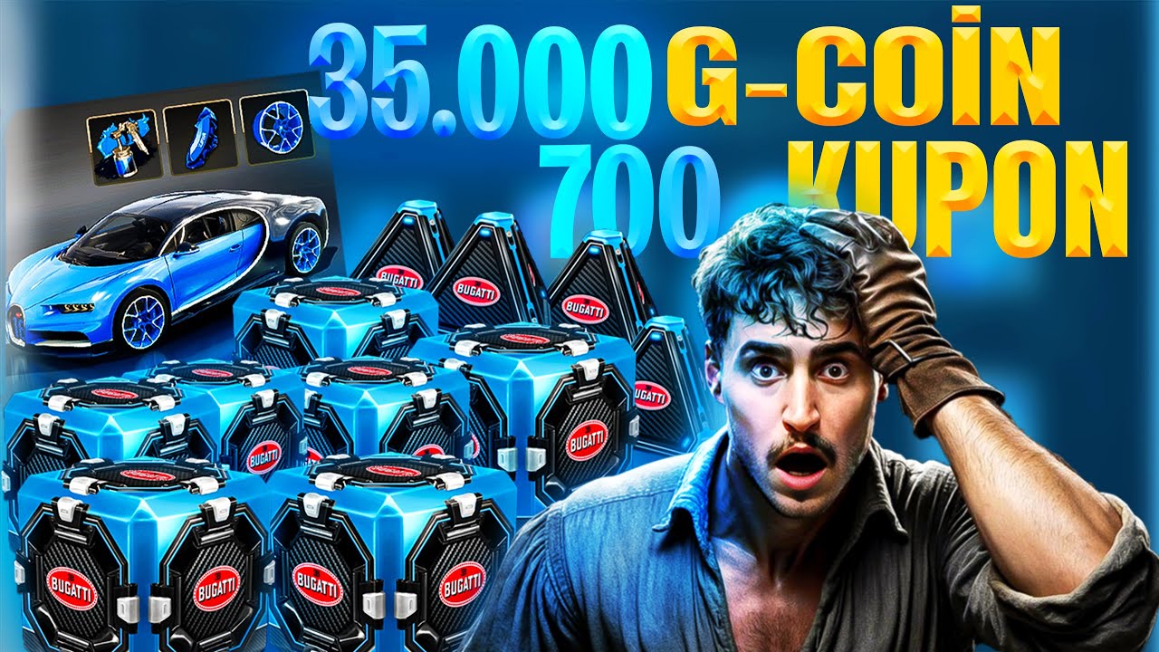 35.000 G-COİN DEĞERİNDE BUGATTİ KUTU AÇILIMI!| #shilla #pubg