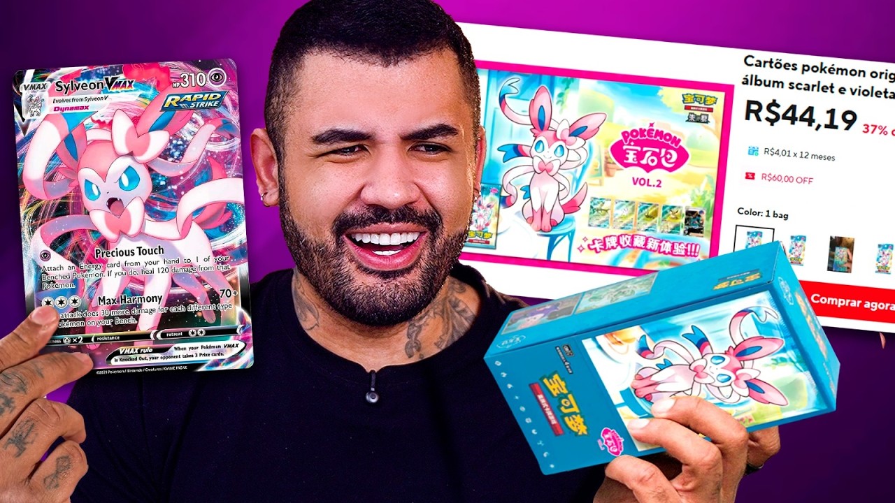 TOMEI GOLPE COM ESSAS CARTAS DO ALIEXPRESS? POK&Eacute;MON TCG