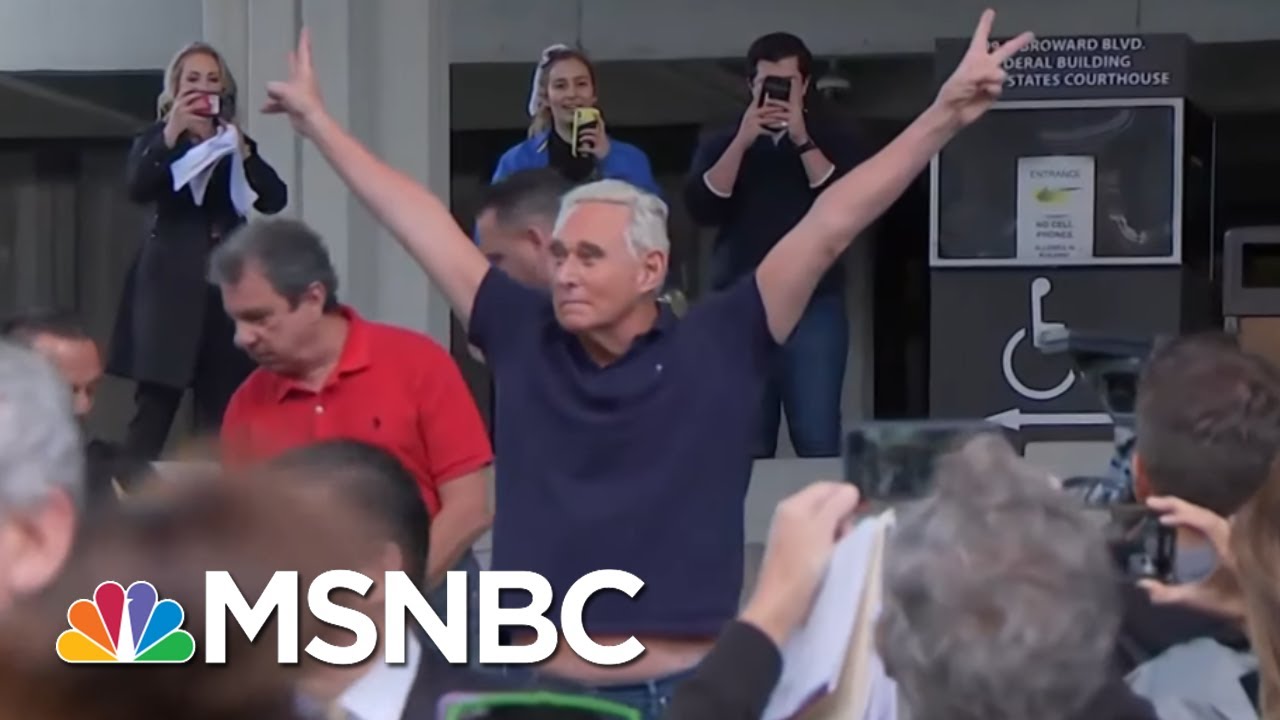 Roger Stone Swears Loyalty To Donald Trump After Being Indicted In Mueller Probe | Deadline | MSNBC