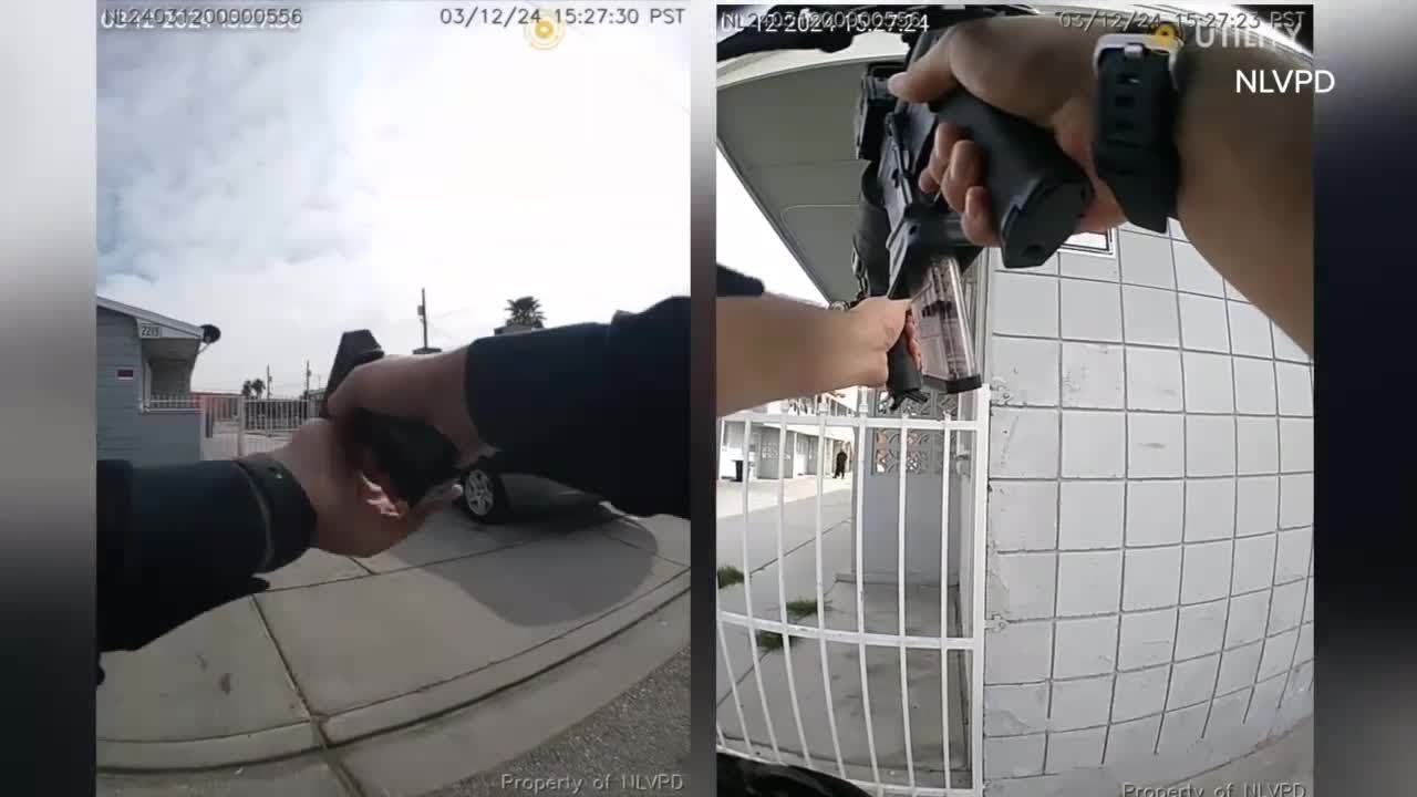 Police release new video, criminal history of North Las Vegas man suspected in triple murder