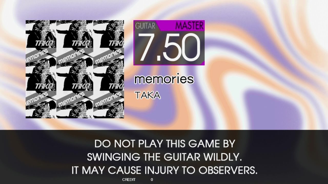 GITADORA - memories (GUITAR - MASTER)