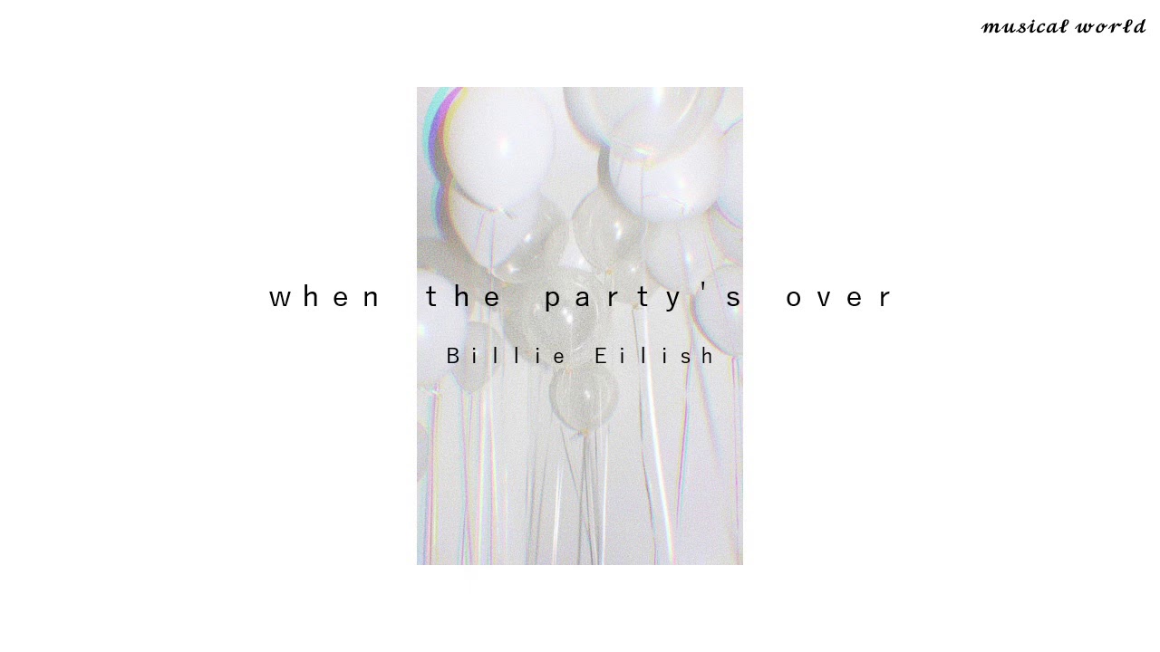 when the party's over // Billie Eilish (Slowed down & 8D audio)