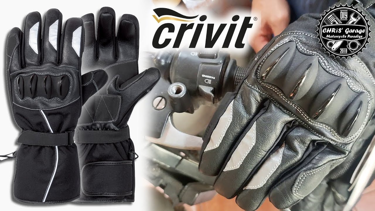 Panoramica Guanti Moto Invernali Crivit LIDL 19.99 €. Vale la Pena ? Come scegliere ?