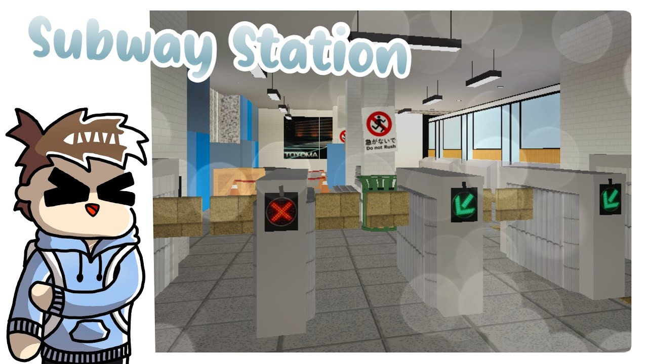 [Welcome to Bloxburg] [Downtown Tokyo: Subway Station] SPEEDBUILD