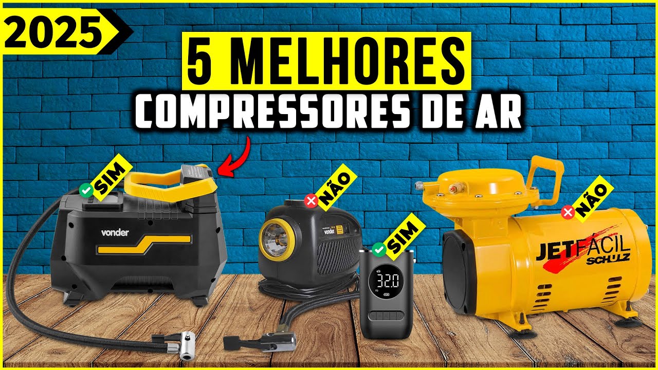 Os 5 Melhores Compressor De Ar Em 2025! - Tem Compressor de Ar Port&aacute;til e Outros.