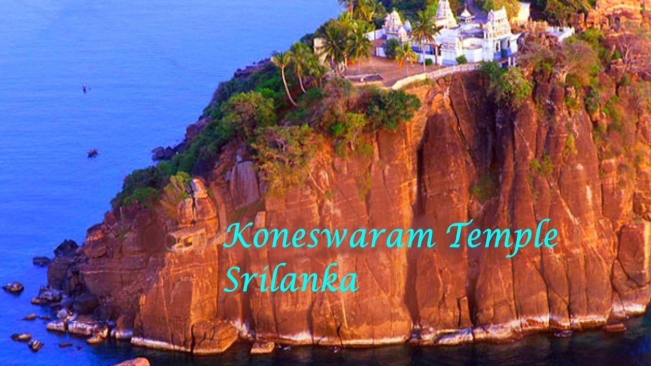 Koneswaram temple at Thirukonamalai , Srilanka 4k UHD Cinematic video
