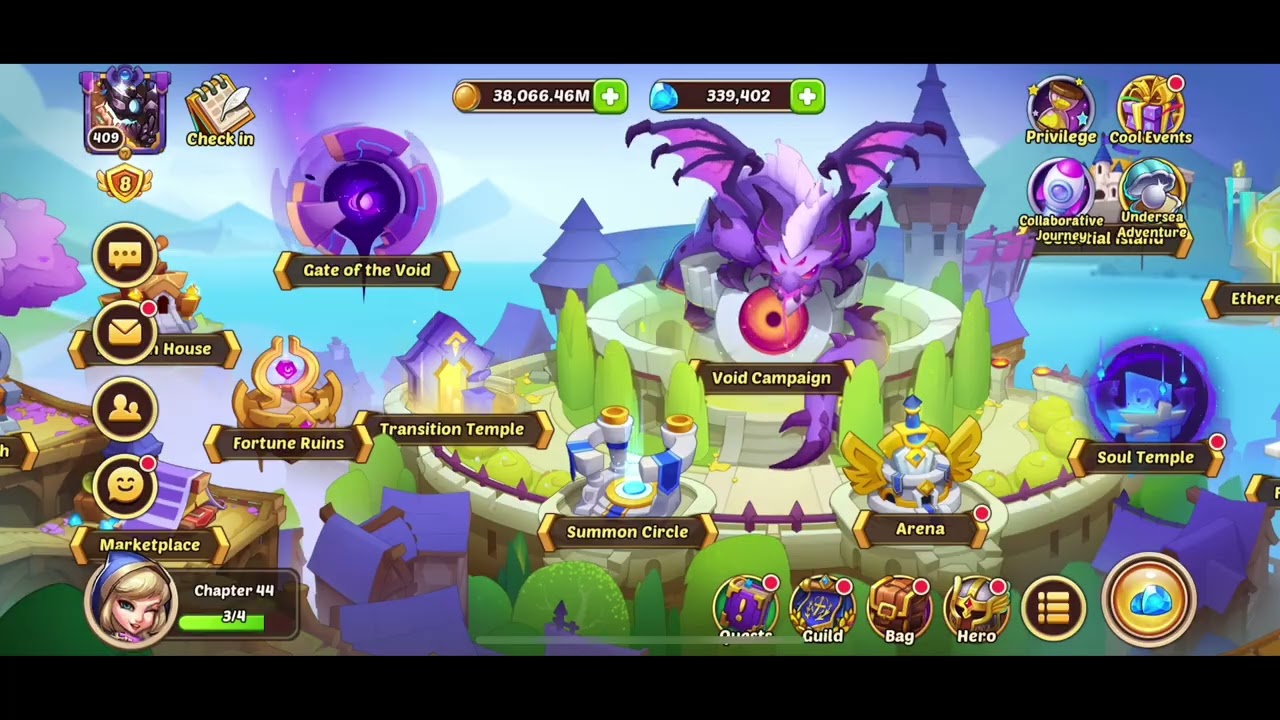 Undersea Adventure! Full F2P completion | Idle Heroes