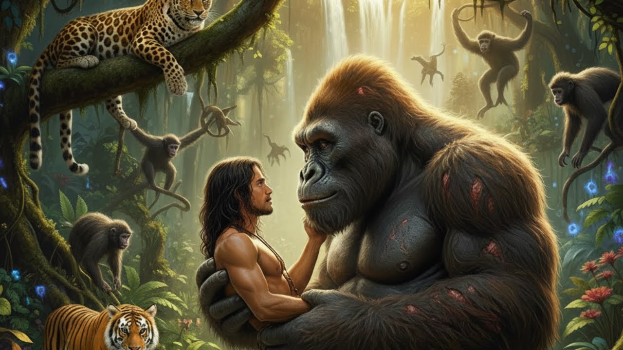 skull island when tarzan becomes king kongs adopted son
