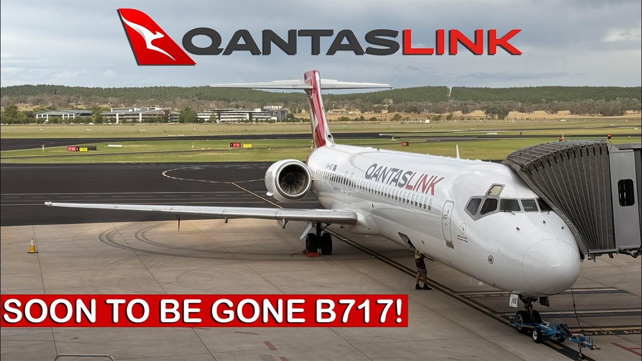 QANTASLINK’S SOON-TO-BE-GONE Boeing 717 Economy: Canberra to Sydney