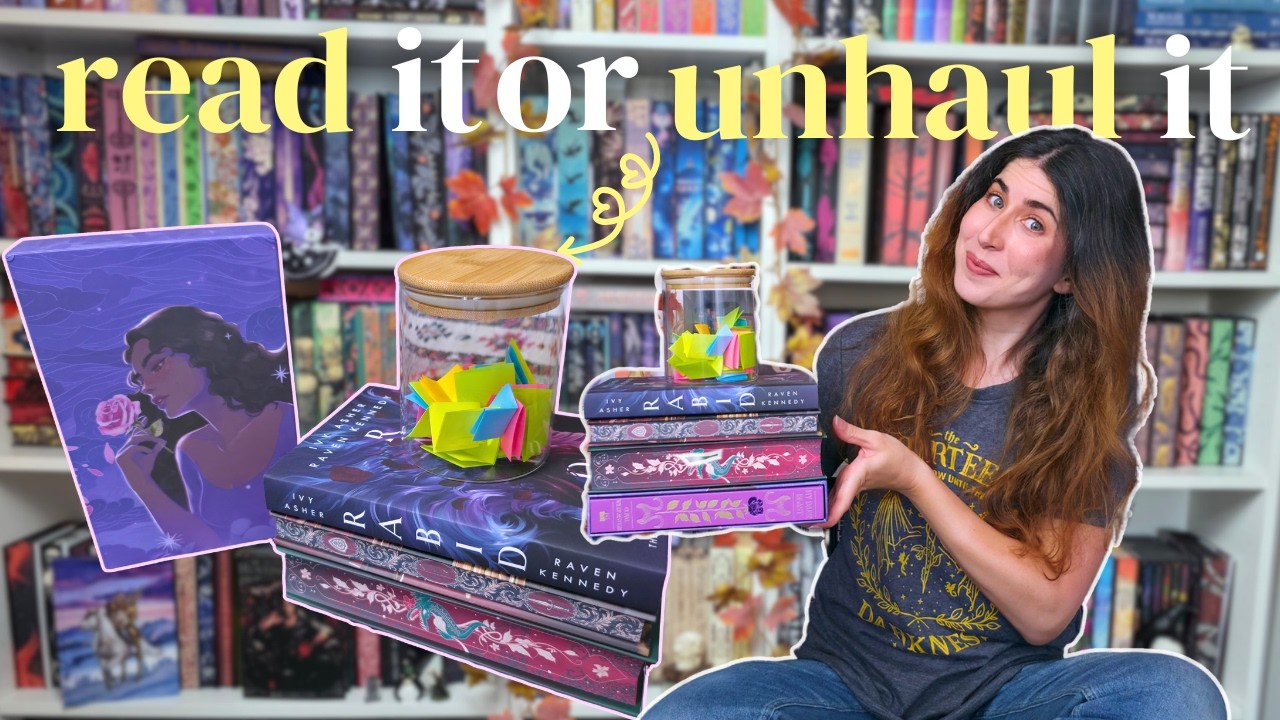 Read it or Unhaul it 📚 Unhauling books with a TBR Jar to choose my physical tbr!