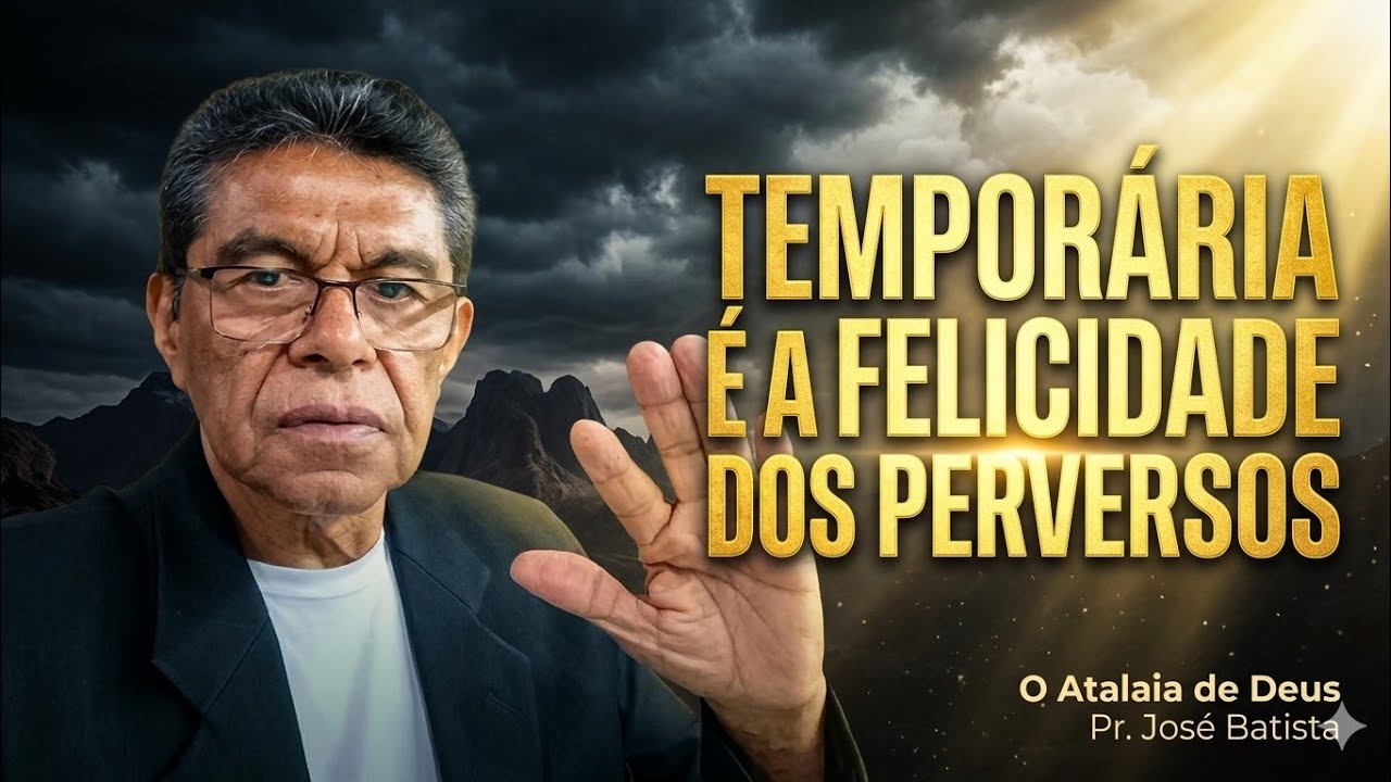 TEMPORÁRIA É A FELICIDADE DOS PERVERSOS.