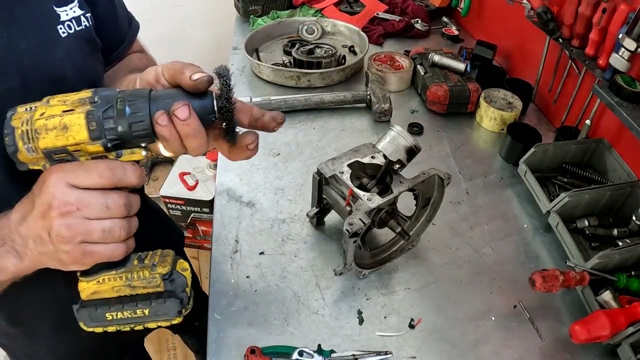 Motorlu Tırpan Krank bilye ve Keçe değişimi / Efco Motorlu Tırpan Çalışmıyor / 2t Motor Yenileme