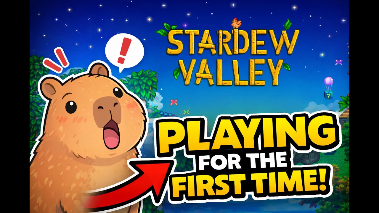 I Played Stardew Valley for the FIRST TIME… and I Get the Hype 🌱