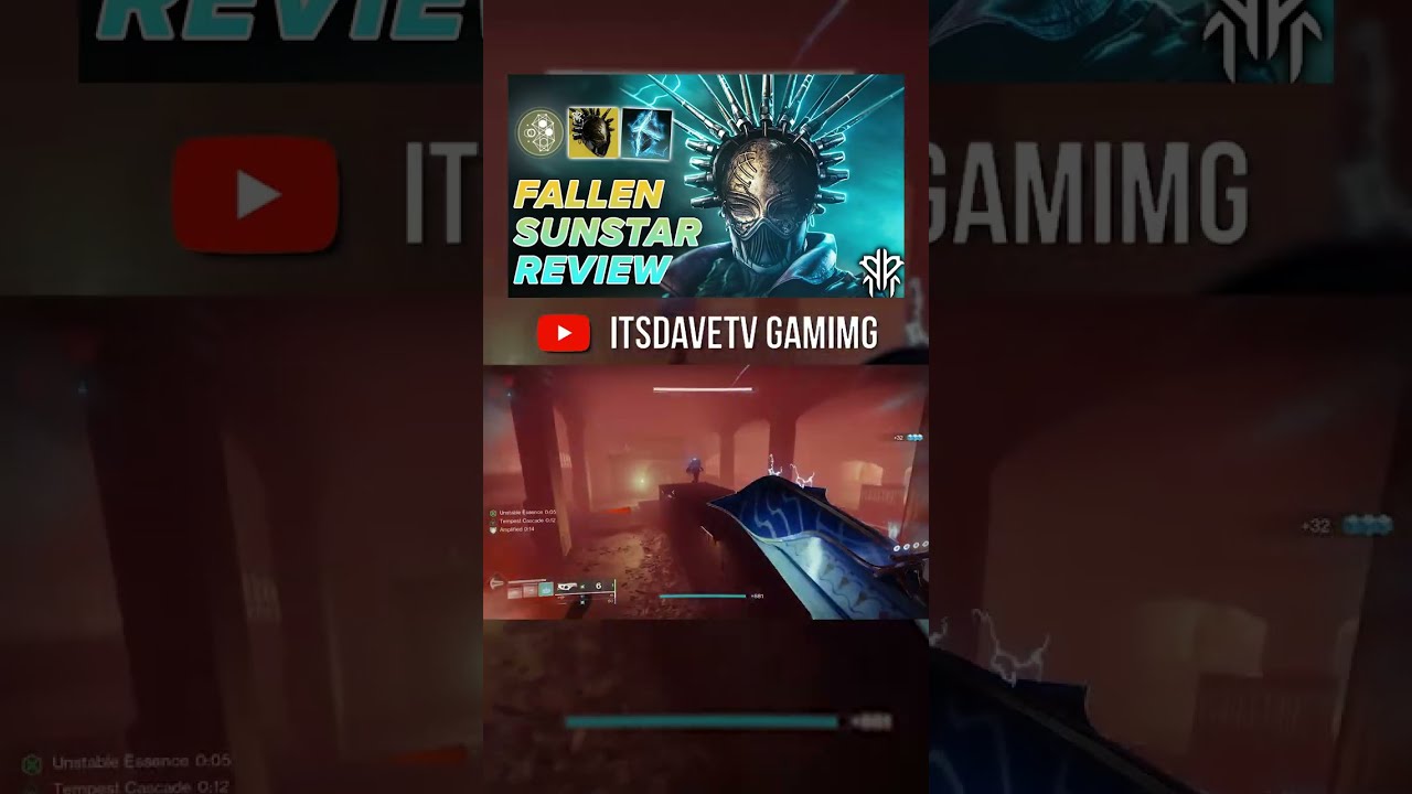 Fallen Sunstar Warlock Exotic Helmet Review - Full Video on the Channel ⚡ | Season of The Plunder