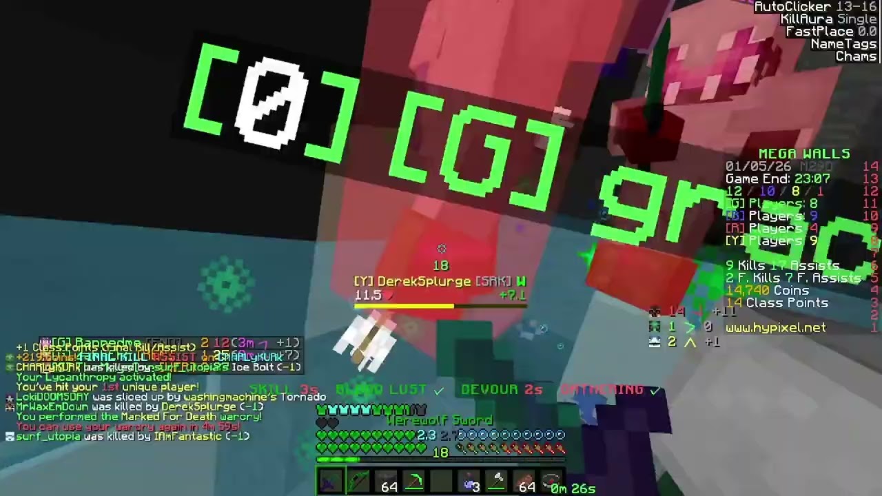 mega walls playing both sides of mw #megawalls #minecraft