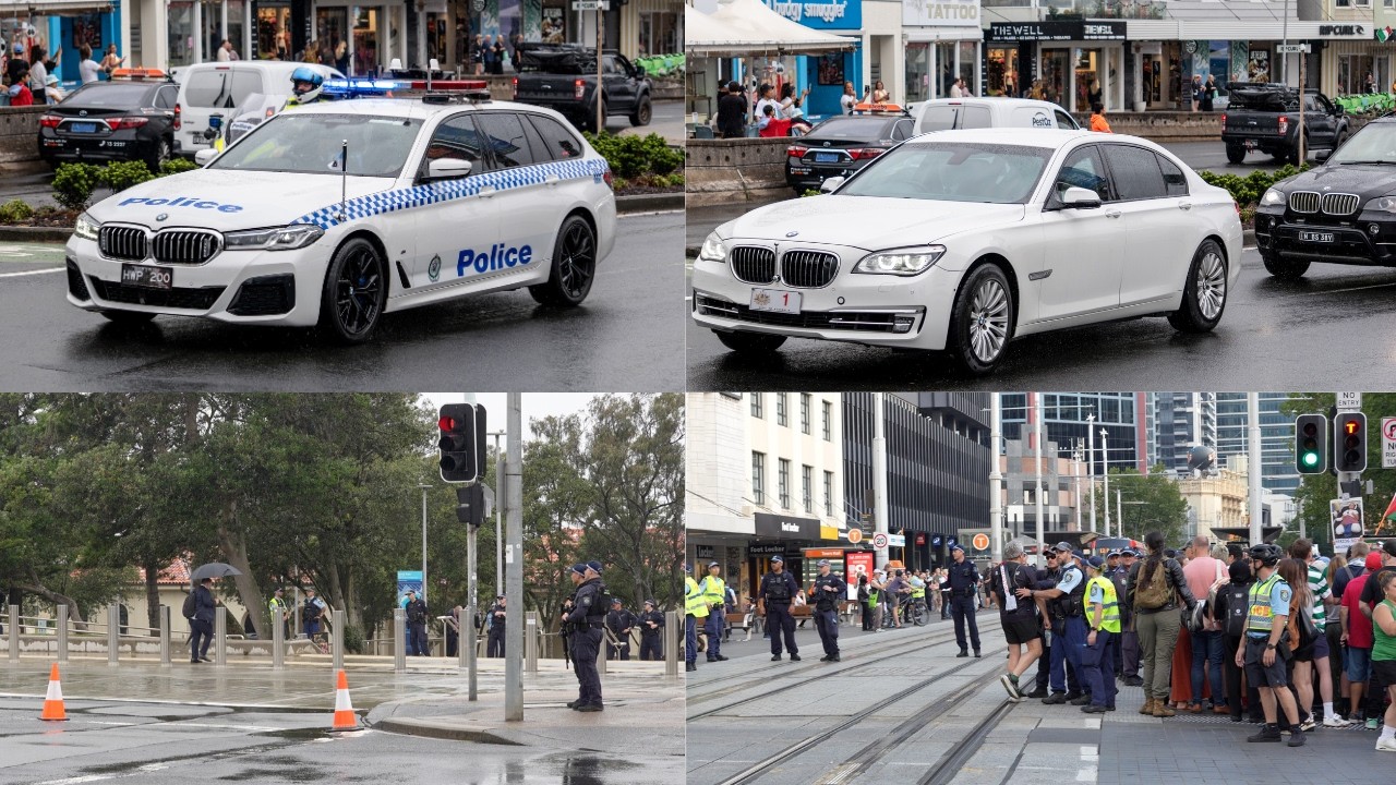 ⁴ᴷ Tight Security, Protests as Israeli President Visits Bondi Beach to mourn Terror Victims.