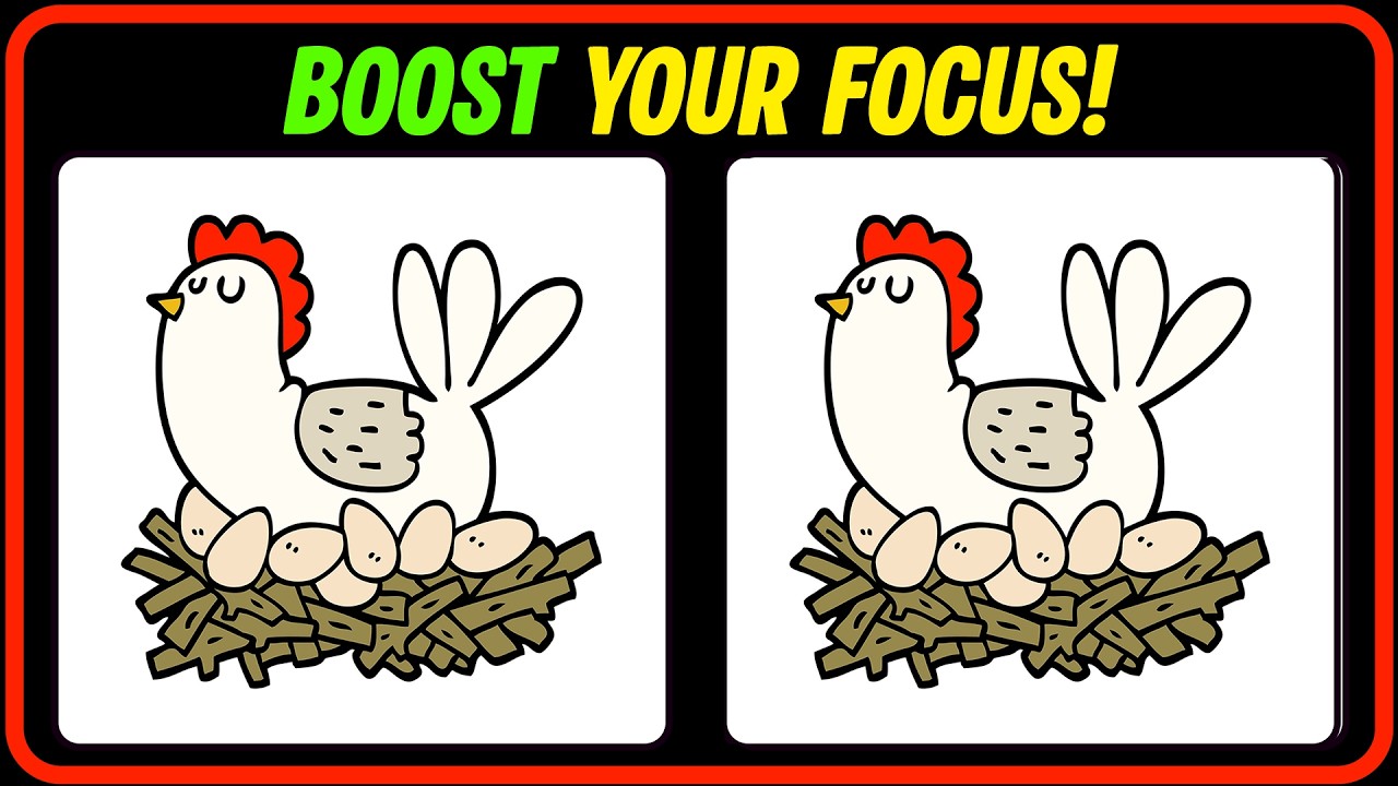 😄 Spot The Difference: Can Your Eyes Beat the Clock? 👉 4K HDR (60FPS)
