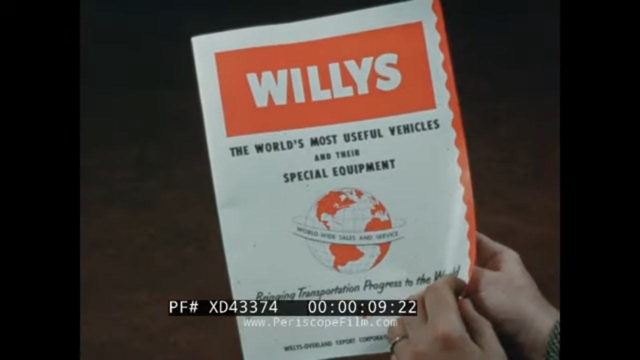 1953 WILLYS-OVERLAND JEEP CJ ATTACHMENT AND TRUCK PLATFORM SHOWCASE 
