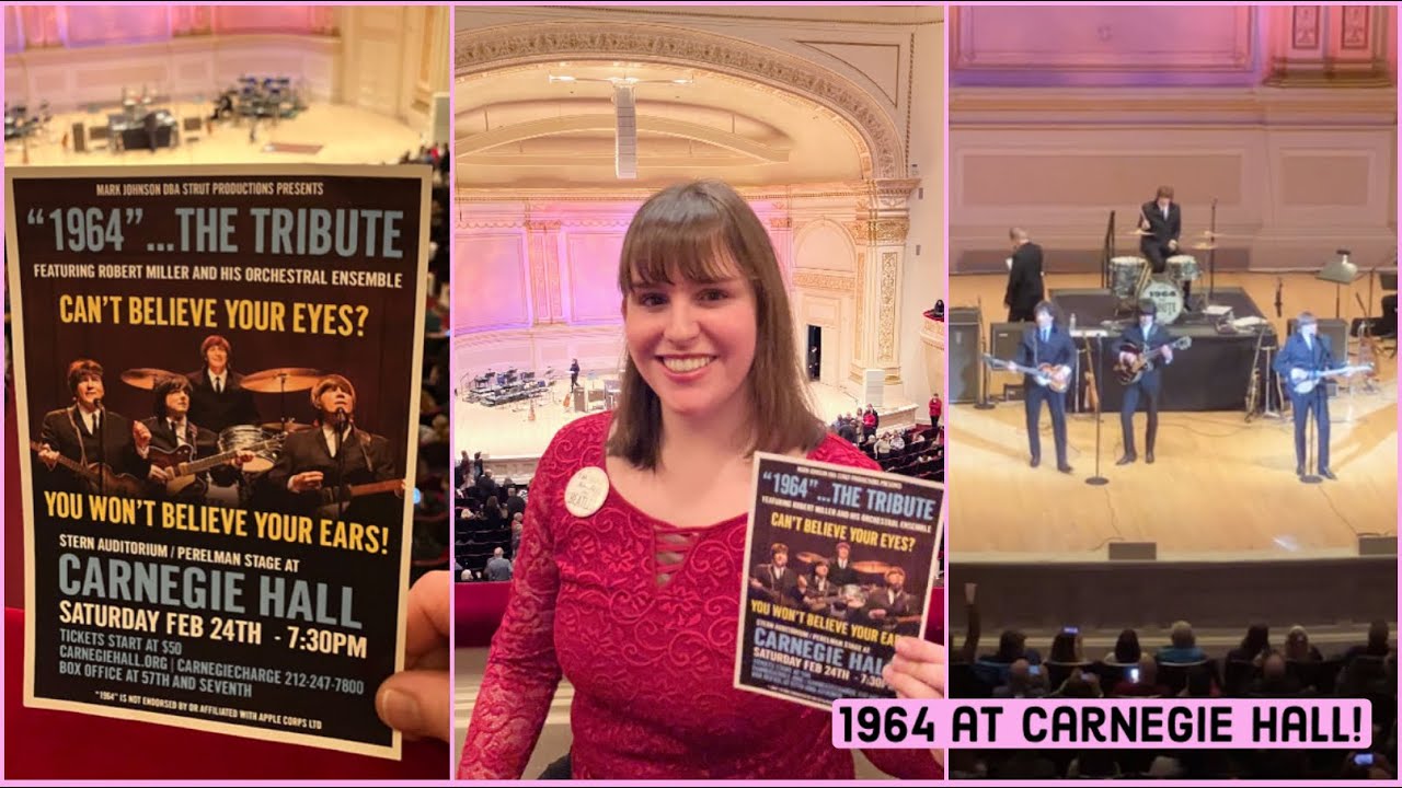 1964 The Tribute at Carnegie Hall - Beatles Tribute Vlog 2/24/24
