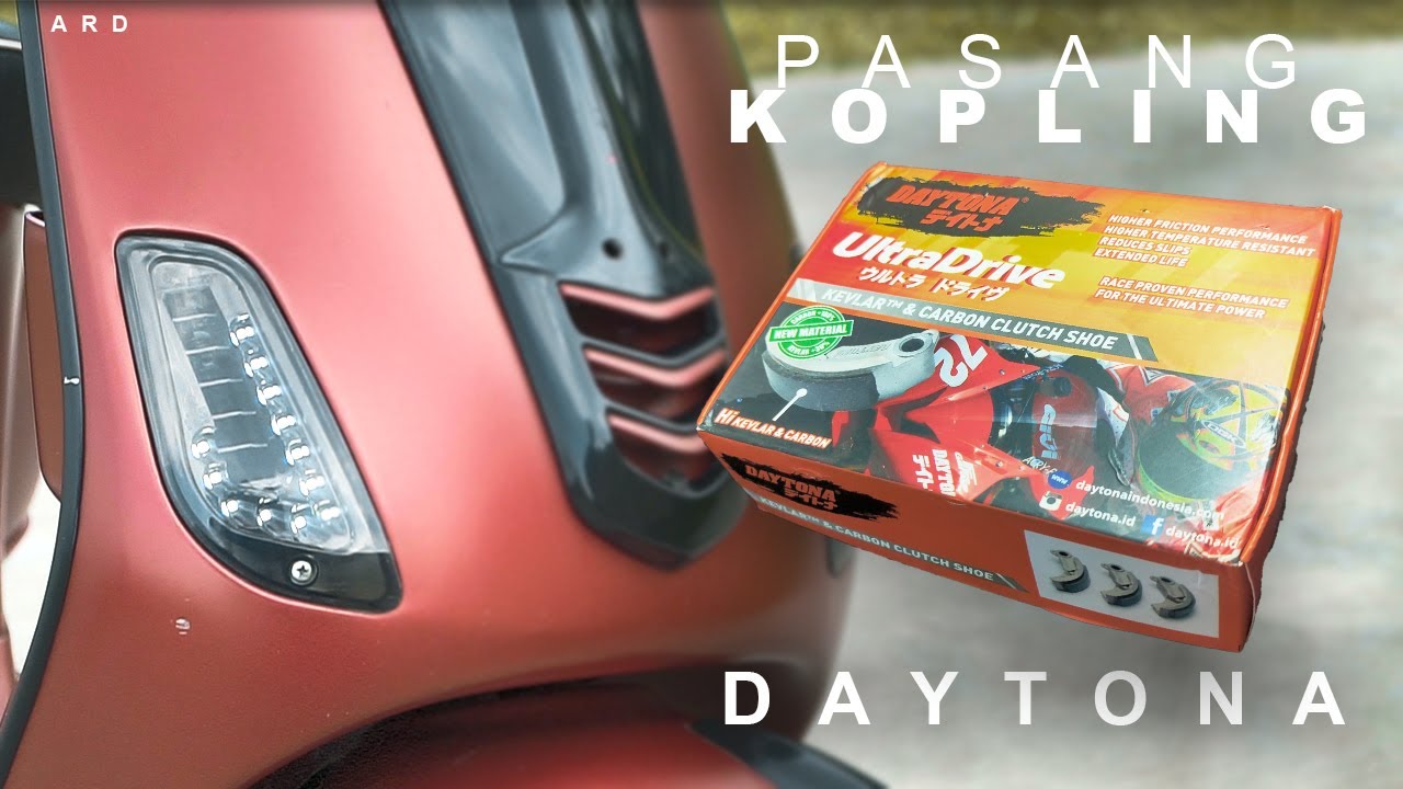 Solusi Obat Gredek/Gregel VESPA Matic Terjangkau Pakai Kampas Kopling Daytona  // Vespa S125 iget