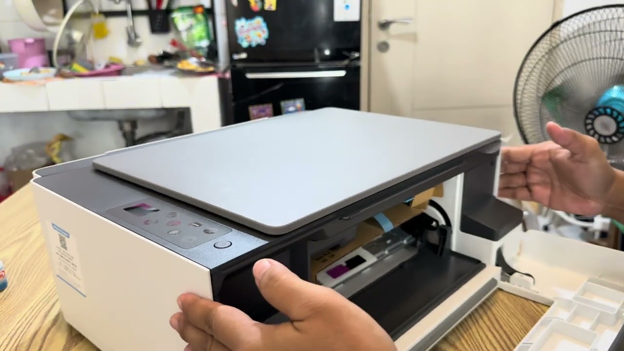 PRINTER HP SMART TANK 580 unboxing 
