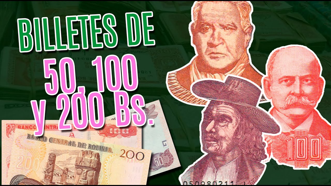 LOS BILLETES DE 50, 100 y 200 Bs.: Melchor Pérez de Holguín, Tiwanaku  y más... 🇧🇴🇧🇴🇧🇴