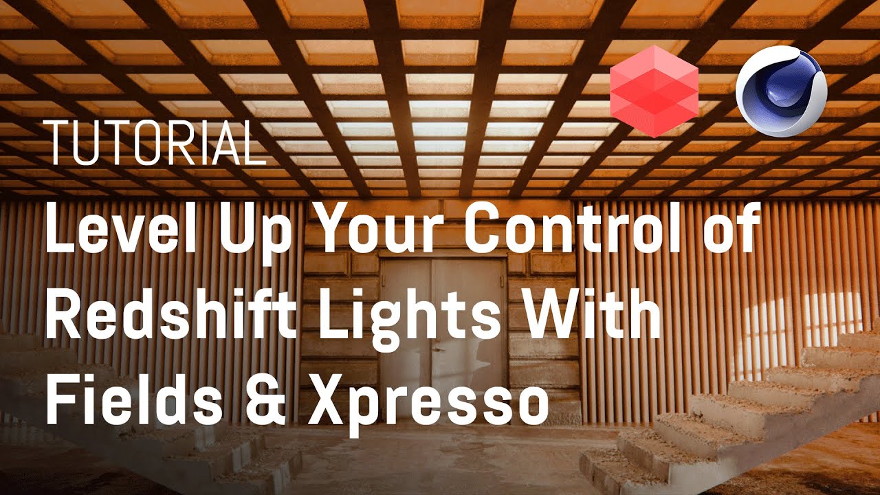 Tutorial | Control Redshift lights with Fields & Xpresso in Cinema 4D
