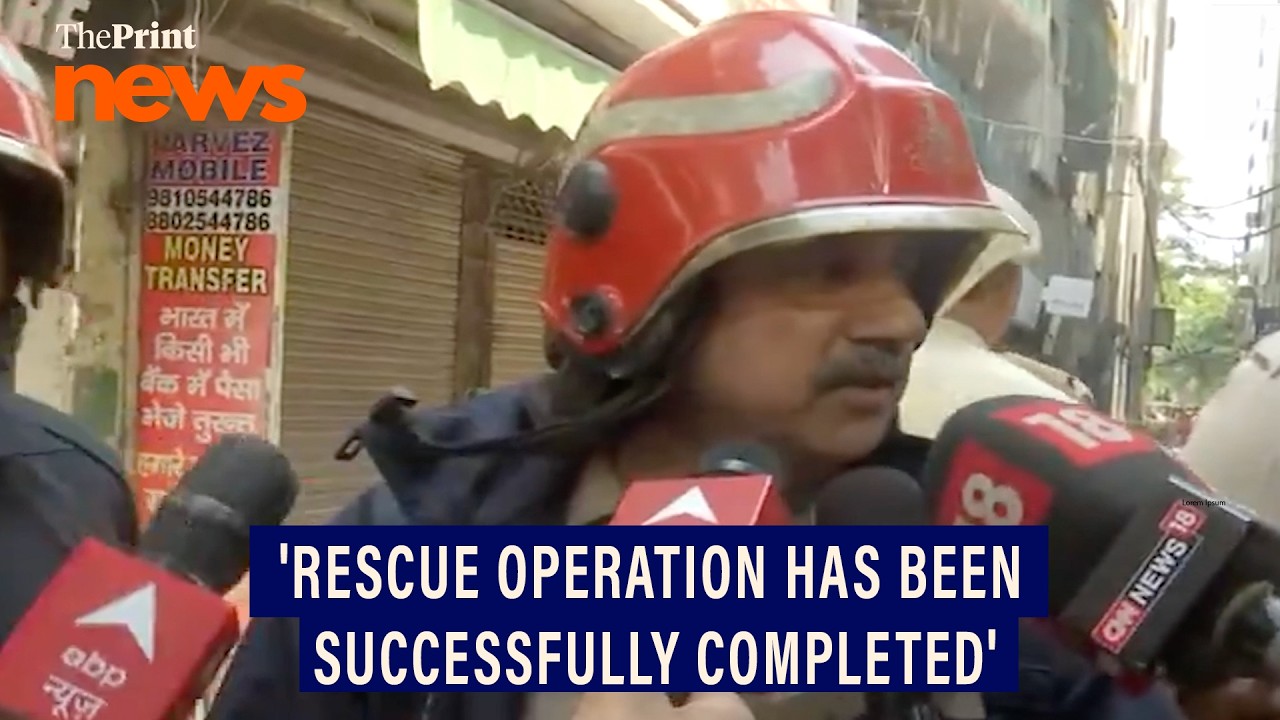 'Rescue operation has been successfully completed':DO Ravinder Singh on Malviya Nagar fire incident