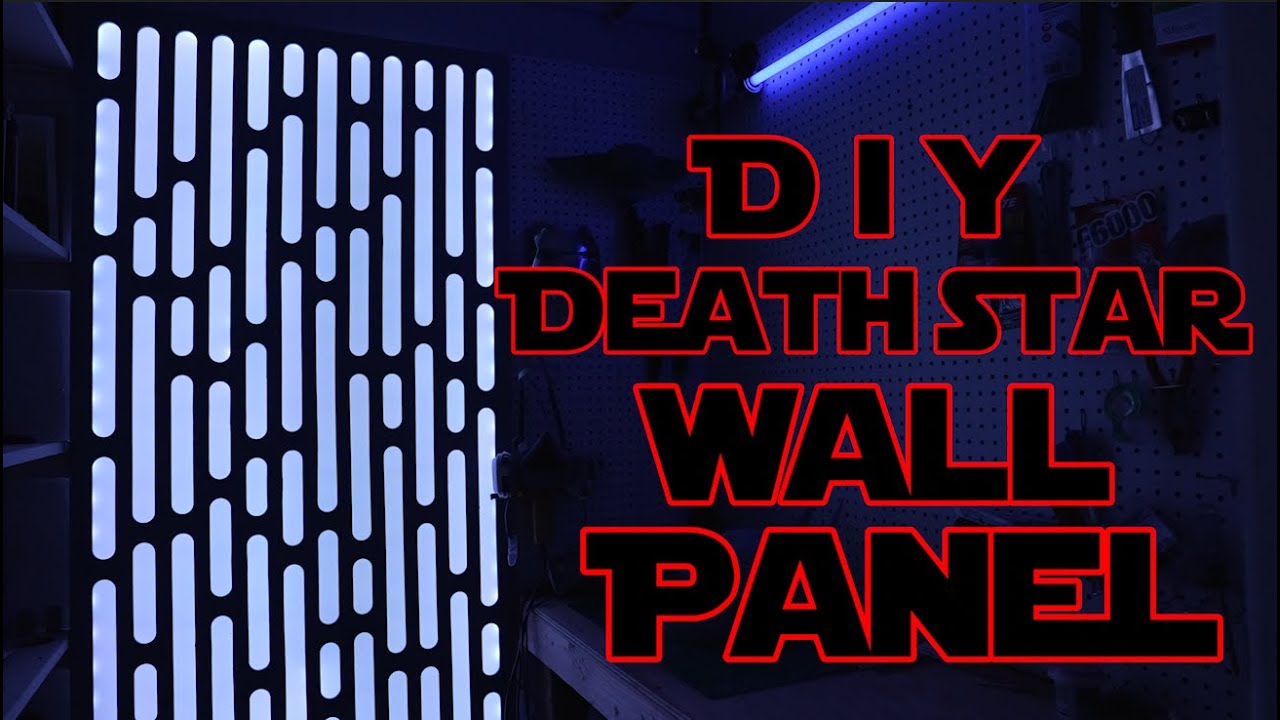 $100 DIY Star Wars Death Star Wall Panel