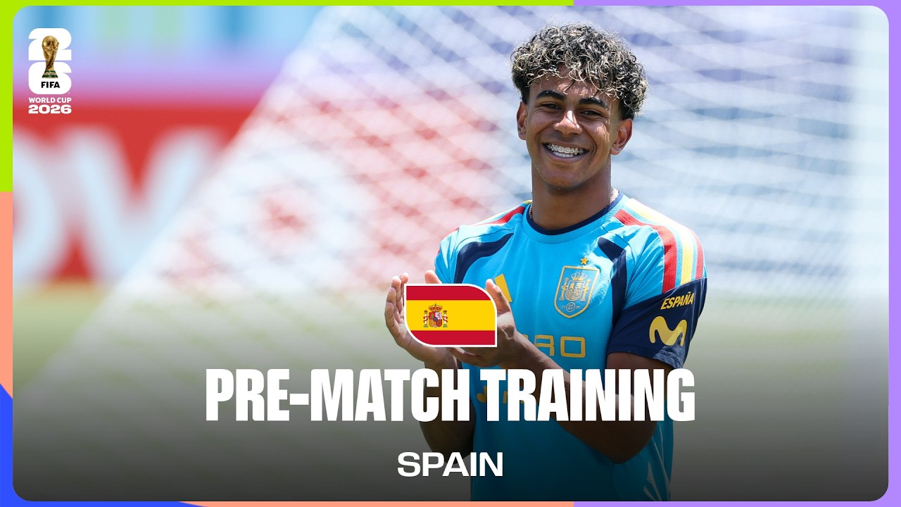 Spain Train Before Belgium | FIFA World Cup 2026&trade;