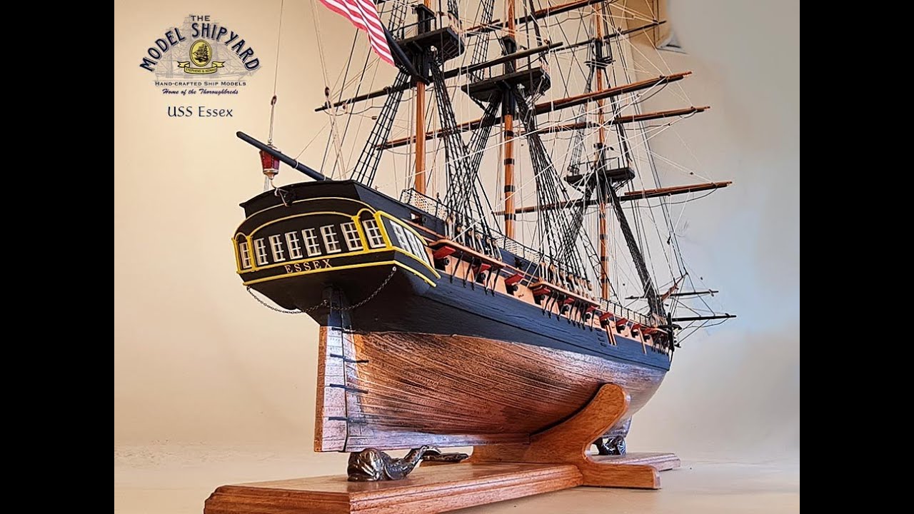 USS ESSEX model ship
