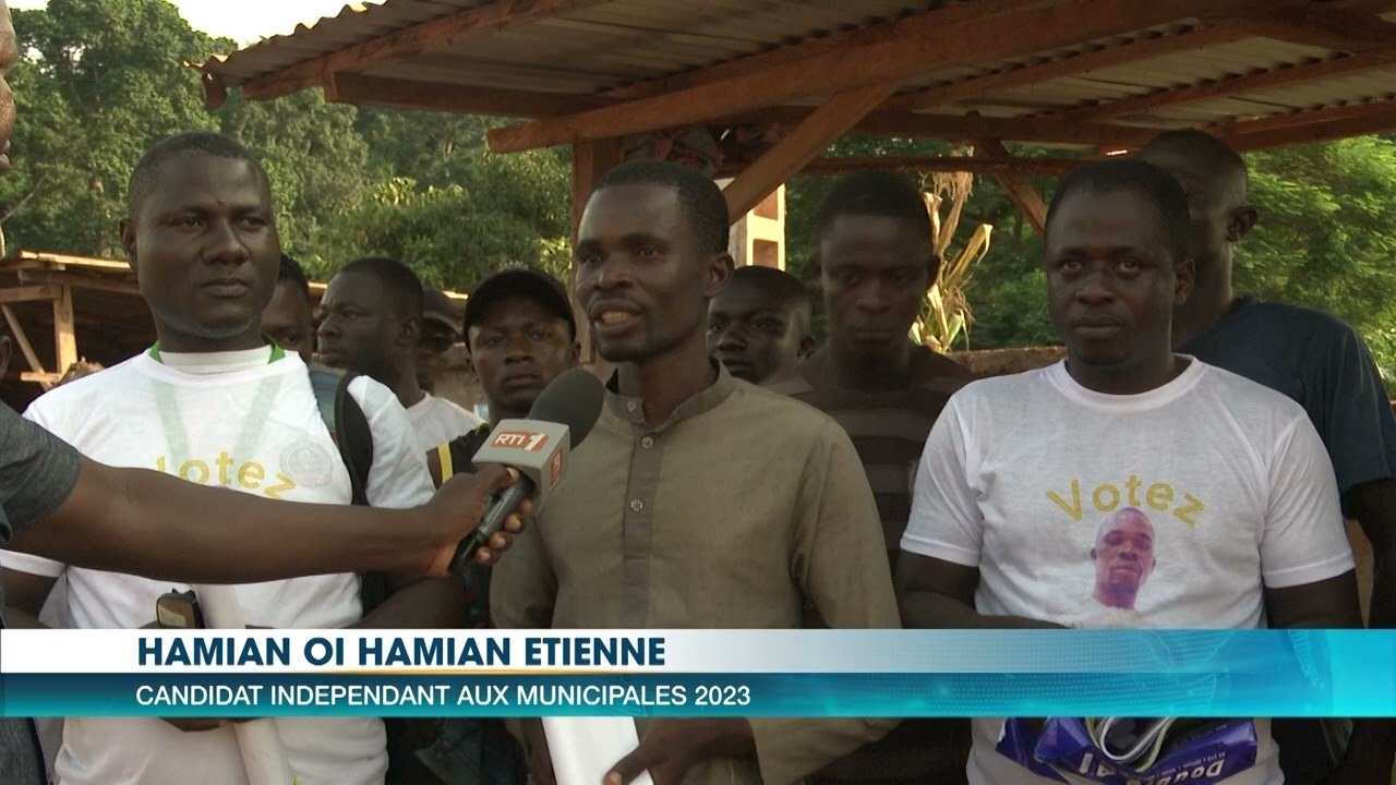 Mesmin Komoé, Etienne Hamian et Tiémoko Koffi en campagne à Bongouanou pour les municipales 2023
