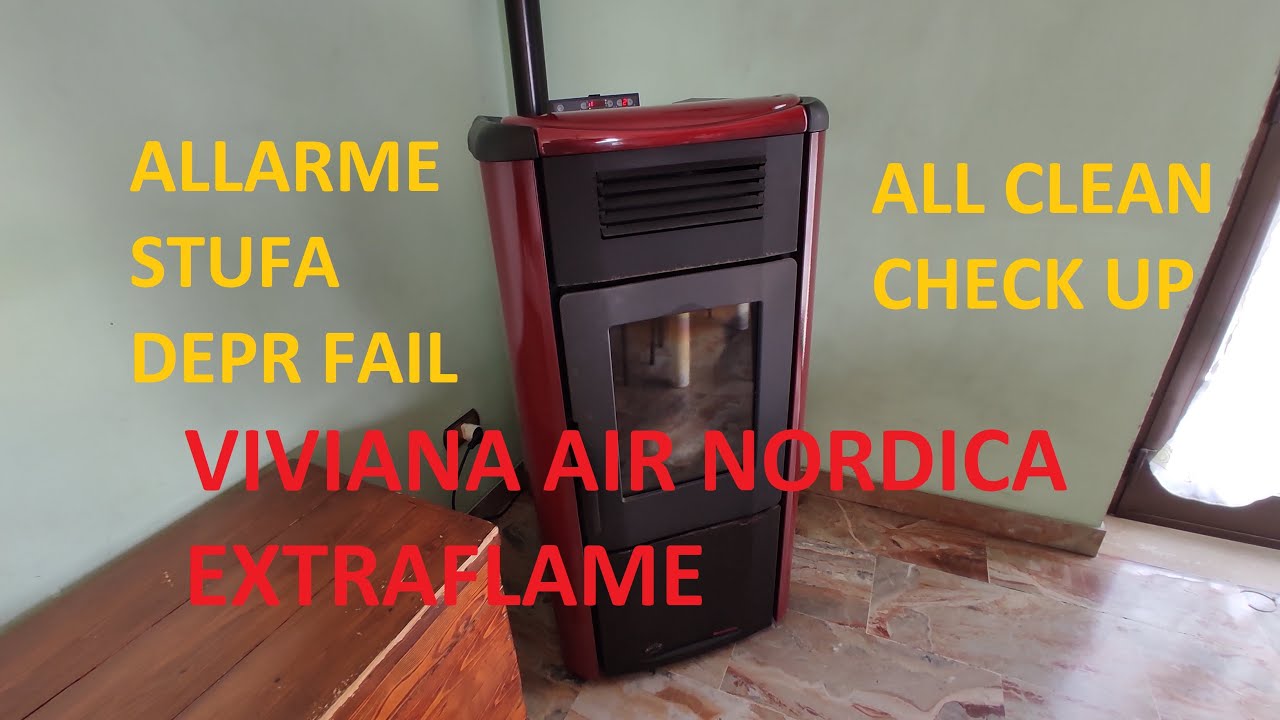 Как сбросить сигнализацию CLEAN CHECK UP на вашей пеллетной печи NORDICA EXTRAFLAME VIVIANA AIR