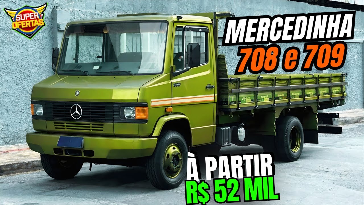 MERCEDES 708 e MB 709 A VENDA à PARTIR DE 52 MIL #mb708 #mb709 #qualificado #caminhao3/4