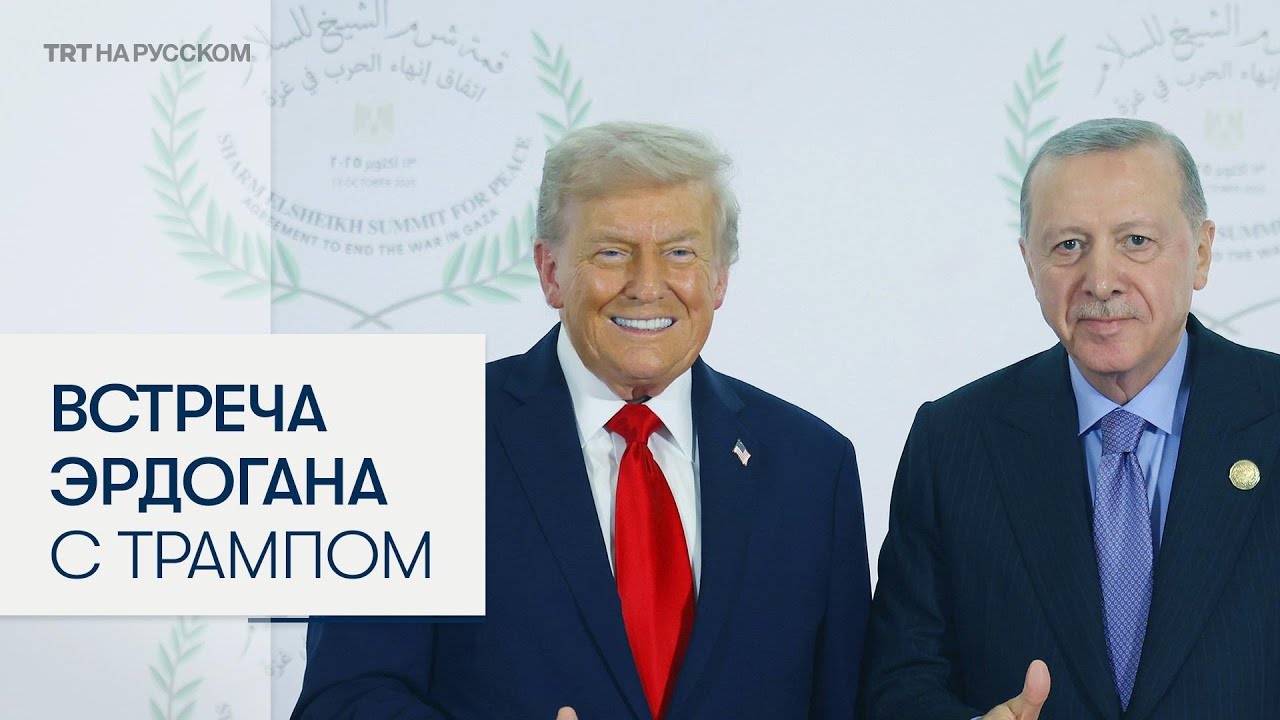 Президенты Эрдоган и Трамп встретились на саммите по Газе