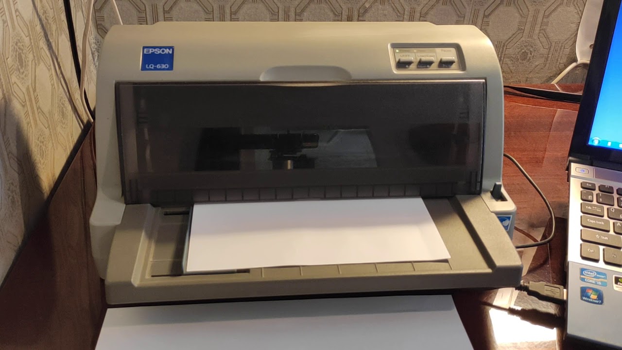 EPSON LQ-630 dot matrix printer - матричный принтер