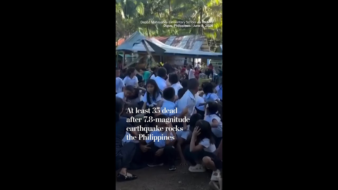 At least 35 dead after 7.8-magnitude earthquake rocks the Philippines