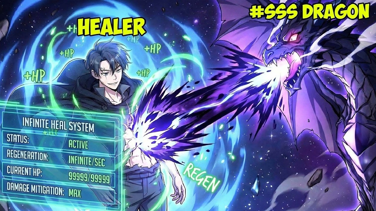 A Healer With 99,999 Damage Per Touch Shocks The Entire World | Manhwa Recap ⚡