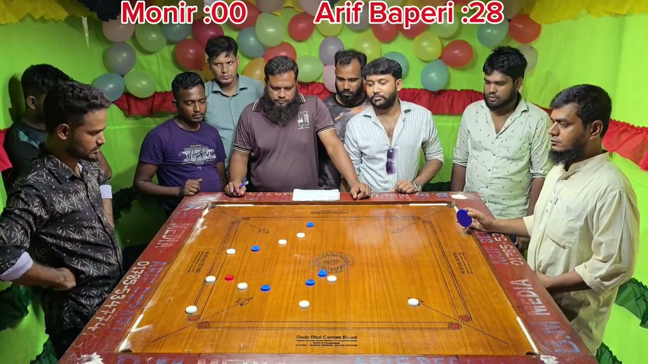 #নিউ ক্যারম টুর্নামেন্ট ২০২৫  তৃতীয় গেম মনির বনাম আরিফ ব্যাপারী#everyone#  
